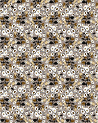 Seamless flowers pattern, floral print.