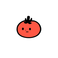 かわいいトマトキャラクター