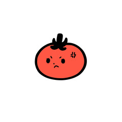 かわいいトマトキャラクター