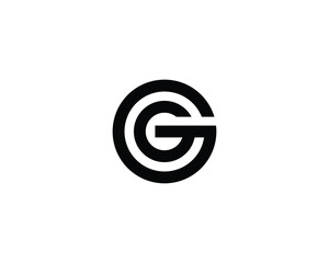 G GG LETTER LOGO DESIGN VECTOR TEMPLATE. G GG LOGO DESIGN.