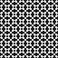 Fototapeta premium Abstract Cross Pattern Dots Logo generative computational art illustration