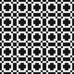 Fototapeta premium Abstract Cross Pattern Dots Logo generative computational art illustration