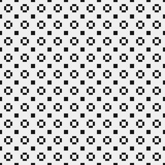 Fototapeta premium Abstract Cross Pattern Dots Logo generative computational art illustration