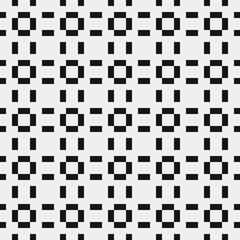 Fototapeta premium Abstract Cross Pattern Dots Logo generative computational art illustration