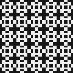 Fototapeta premium Abstract Cross Pattern Dots Logo generative computational art illustration