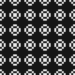 Abstract Cross Pattern Dots Logo generative computational art illustration