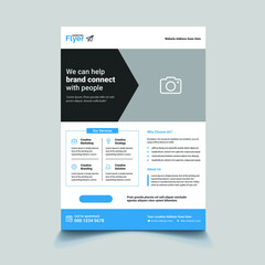 Corporate Business Marketing Flyer Template Design
