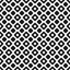 Fototapeta premium Abstract Cross Pattern Dots Logo generative computational art illustration