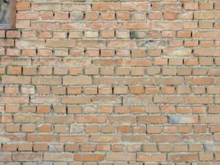 Brick wall with beautiful clay background or pattern