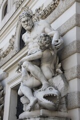 detail of the fountain of neptune