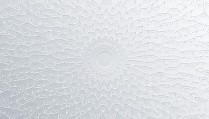 artistic 3d mandala decoration white background design
