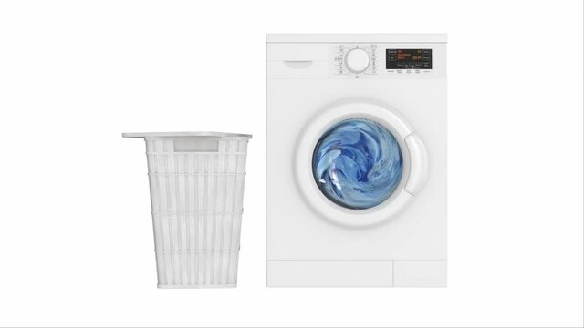 washing machine and laundry