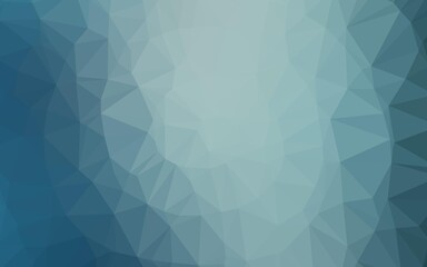 Light BLUE vector abstract polygonal texture.