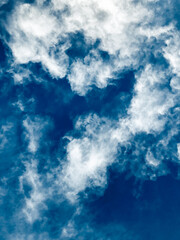 blue sky with clouds