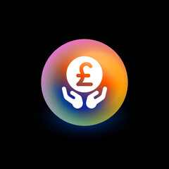 Save Money Pound - App Button