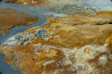 Islande, zone géothermique - Krýsuvík