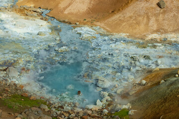 Islande, zone géothermique - Krýsuvík