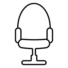 Office chair icon vector illustration