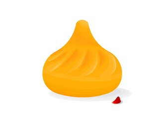 Modak Indian Sweets or Mithai Food Vector