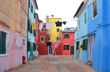 Picturesque Burano is known for its brightly colored fishermen's houses and its casual eateries serving seafood.