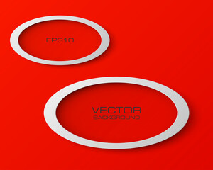 Colloquial cloud vector banner. The original form as two form, overlapping. The flat image. Advertising Design shape. Vector label tag background.