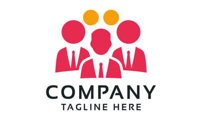 Business Group Vector Logo Template
