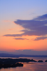 奥の細道　松島の夕景