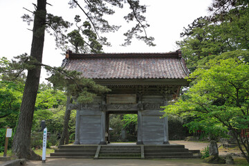奥の細道　象潟蚶満寺