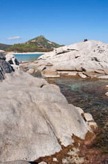 Costa Rei, Scoglio di Peppino, Muravera, Castiadas, Cagliari province, Sardinia, Italy, Europe