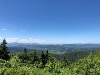landscape with mountains