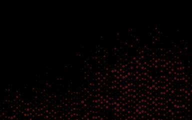 Light Green, Red vector backdrop with dots.