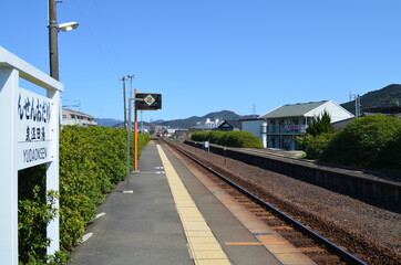 Fototapeta premium 【山口県】山口線・湯田温泉駅