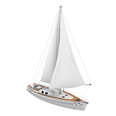 Sailing Yacht Isolated