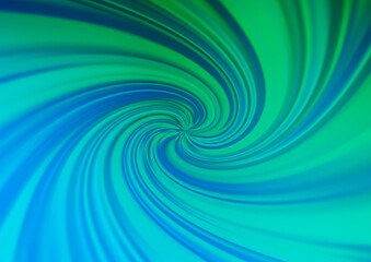 Light Blue, Green vector blurred shine abstract background.