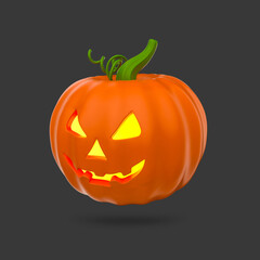 halloween pumpkin isolated