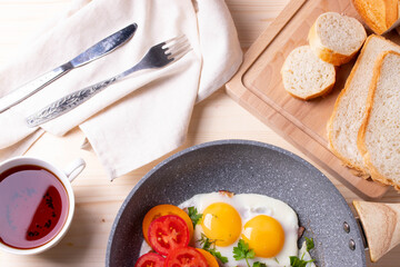 fried eggs