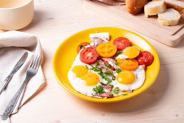 fried eggs