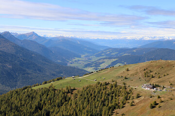 Obraz premium Panorama Pustertal, Südtirol, Italien