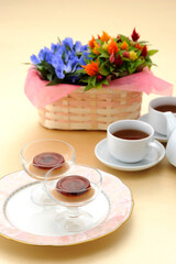 プリンとコーヒー
