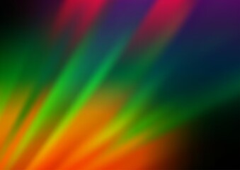 Dark Multicolor, Rainbow vector layout with flat lines.