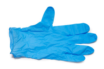 Blue gloves, covid-19, medical latex gloves