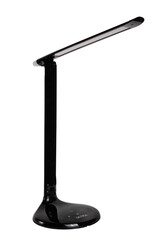 LED lamps on white background