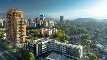 Santiago de Chile paisaje Urbano