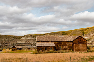 Rosedale coal and clay plants structures. Rosedale, Alberta, Canada