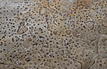 Typical paving stones in historical city of Ouro Preto, Brazil 