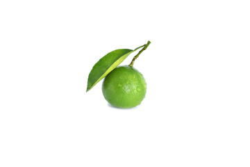 lime with leaves