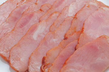 切れている焼豚