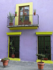 Geb&auml;ude aus der Kolonialzeit in Puebla