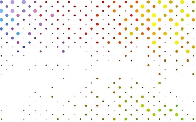Light Green, Red vector backdrop with dots.