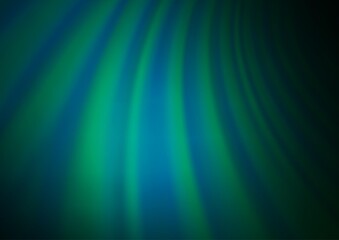 Dark Blue, Green vector glossy abstract background.